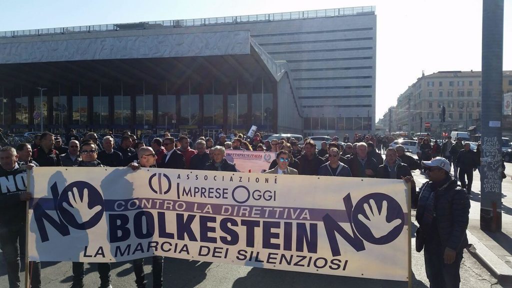 Associazioni e Federazioni unite per dire NO Bolkestein, giovedì 25 maggio presso l'Auditorium del Massimo all'EUR di Roma dalle 17. Intervista a Marrigo Rosato, segretario Imprese Oggi.