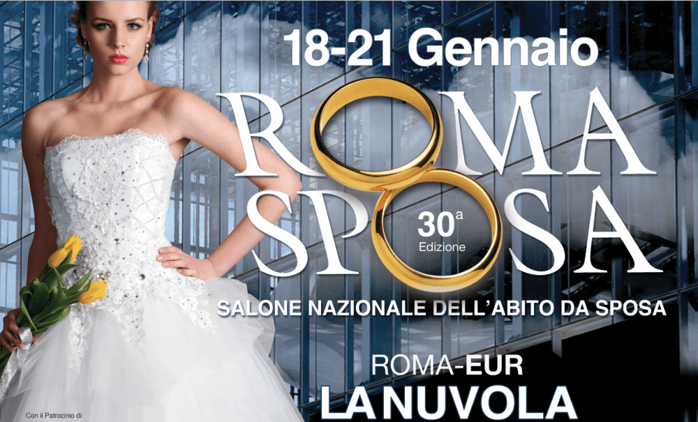 Dal 18 al 21 gennaio RomaSposa 2018 per la prima volta al Roma Convention Center “La Nuvola”. Tutti i trend del settore wedding, dall’abito boho-chic alle novità ispirate al mondo circense.