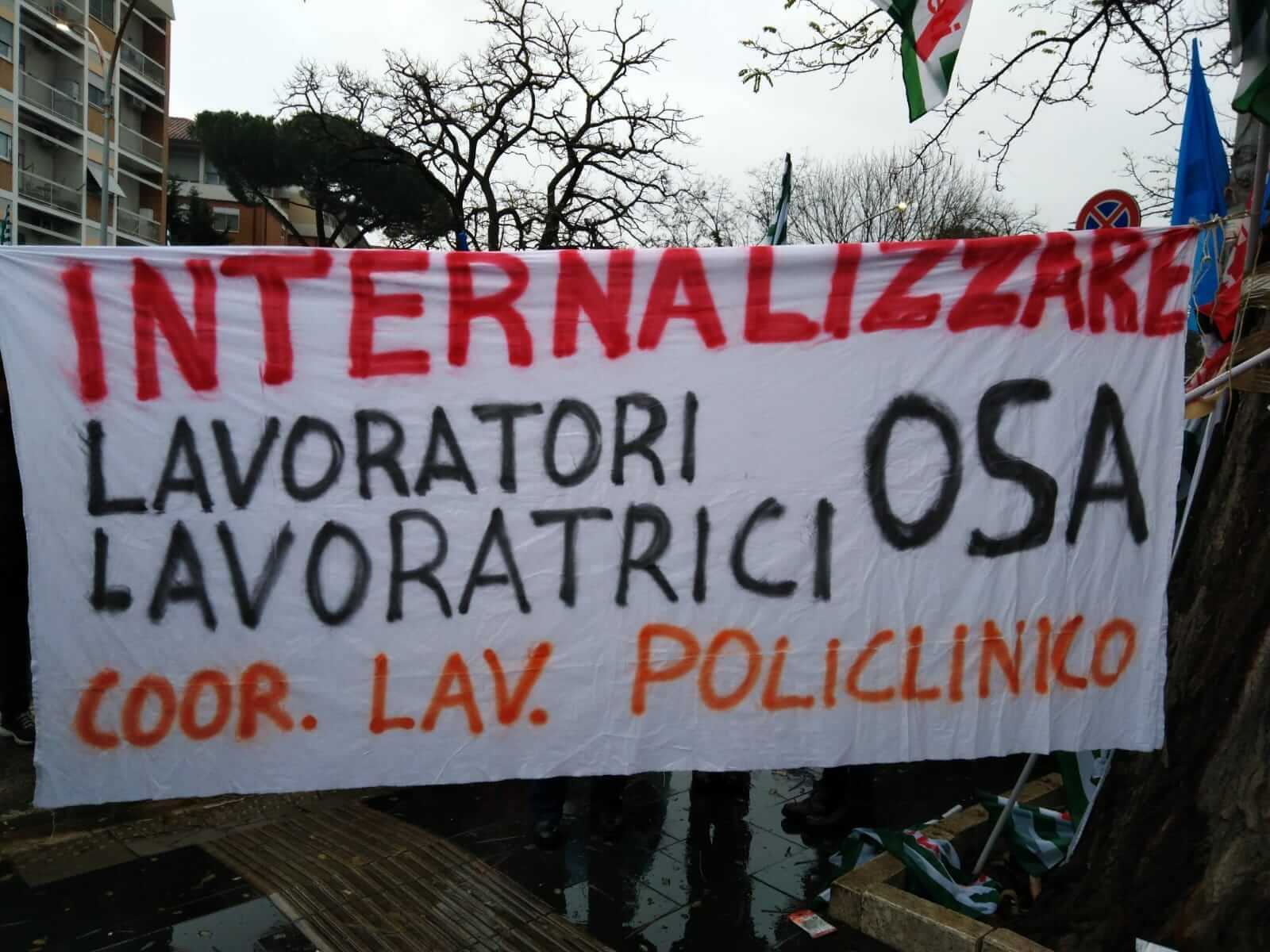 “Tanti ne entrano e tanti ne escono”  riassunto della delibera che potrebbe mettere in strada 700 persone al Policlinico Umberto I.
