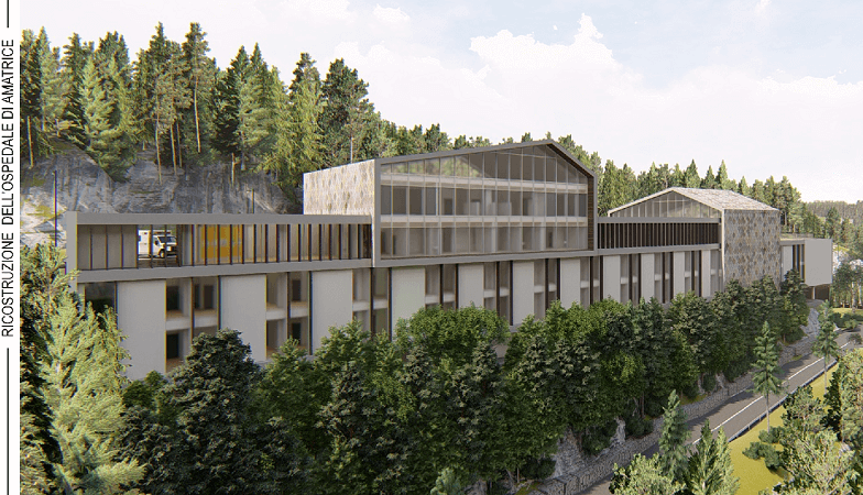 Gli Assessori Alessio D’Amato e Claudio Di Berardino hanno presentato il progetto definitivo del nuovo Ospedale di Amatrice.