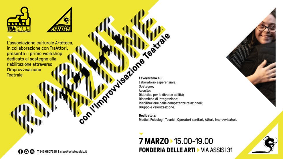Con Luca Bovenzi, presidente di Artéteca, parliamo di riabilitazione, azione e improvvisazione teatrale, per una vita superAbile!