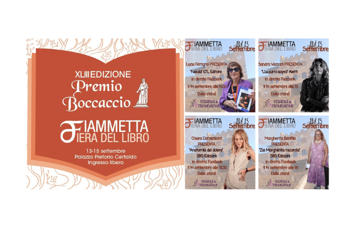Fiera del Libro Fiammetta, il Premio Boccaccio 2024 e lo stand SBS Edizioni & Promozione a Certaldo: un fine settimana dedicato alla letteratura con EffettoSBS in uno dei borghi più belli della Toscana.